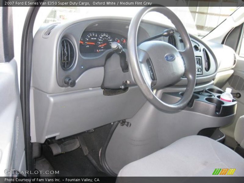  2007 E Series Van E350 Super Duty Cargo Medium Flint Grey Interior