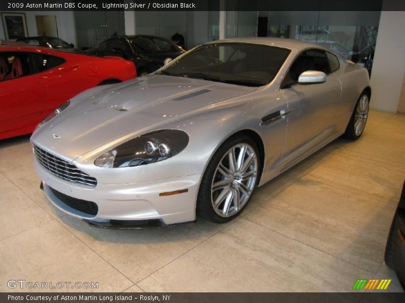 Lightning Silver / Obsidian Black 2009 Aston Martin DBS Coupe