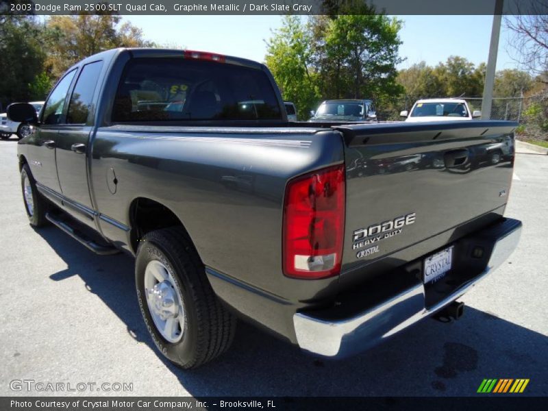 Graphite Metallic / Dark Slate Gray 2003 Dodge Ram 2500 SLT Quad Cab