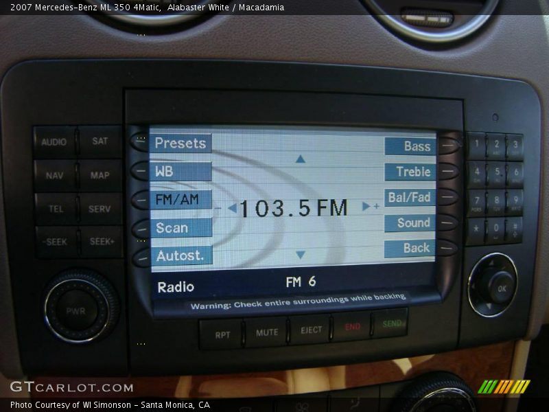 Alabaster White / Macadamia 2007 Mercedes-Benz ML 350 4Matic