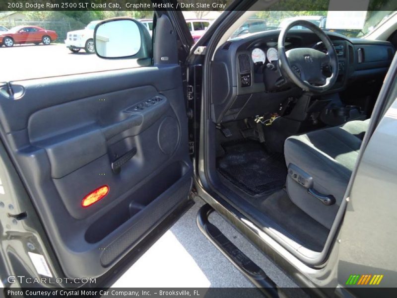 Graphite Metallic / Dark Slate Gray 2003 Dodge Ram 2500 SLT Quad Cab
