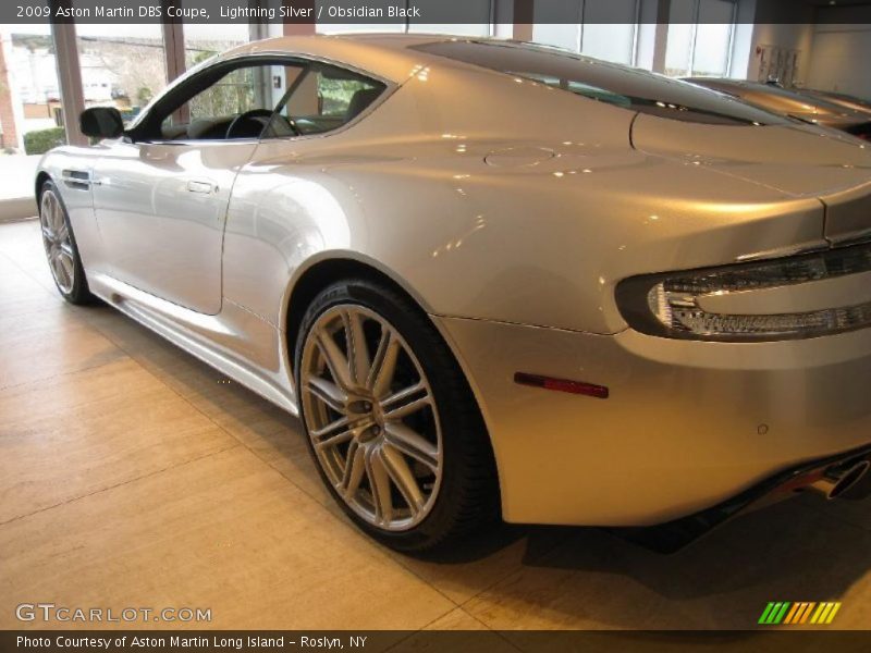 Lightning Silver / Obsidian Black 2009 Aston Martin DBS Coupe