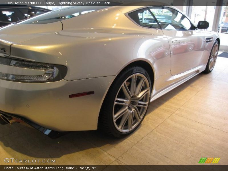 Lightning Silver / Obsidian Black 2009 Aston Martin DBS Coupe