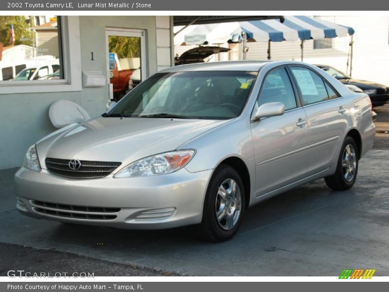 Lunar Mist Metallic / Stone 2002 Toyota Camry LE