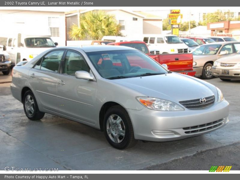 Lunar Mist Metallic / Stone 2002 Toyota Camry LE