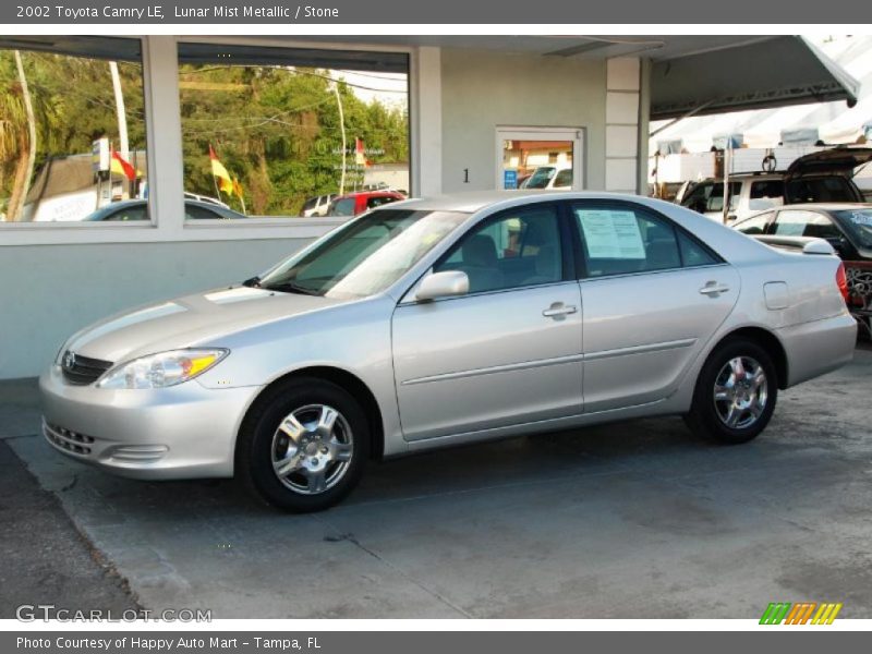 Lunar Mist Metallic / Stone 2002 Toyota Camry LE