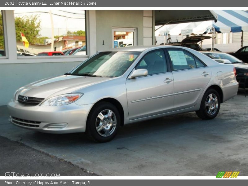 Lunar Mist Metallic / Stone 2002 Toyota Camry LE