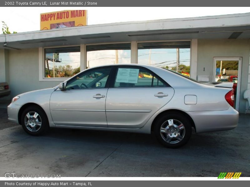 Lunar Mist Metallic / Stone 2002 Toyota Camry LE