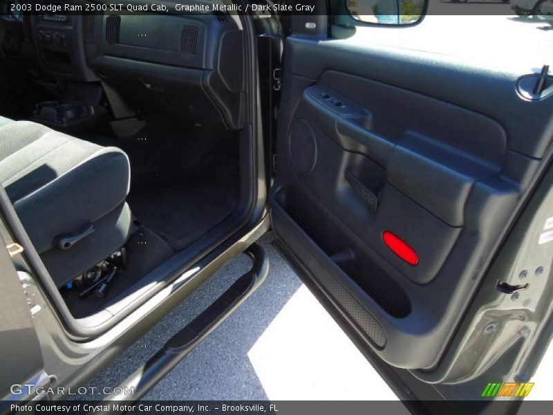 Graphite Metallic / Dark Slate Gray 2003 Dodge Ram 2500 SLT Quad Cab