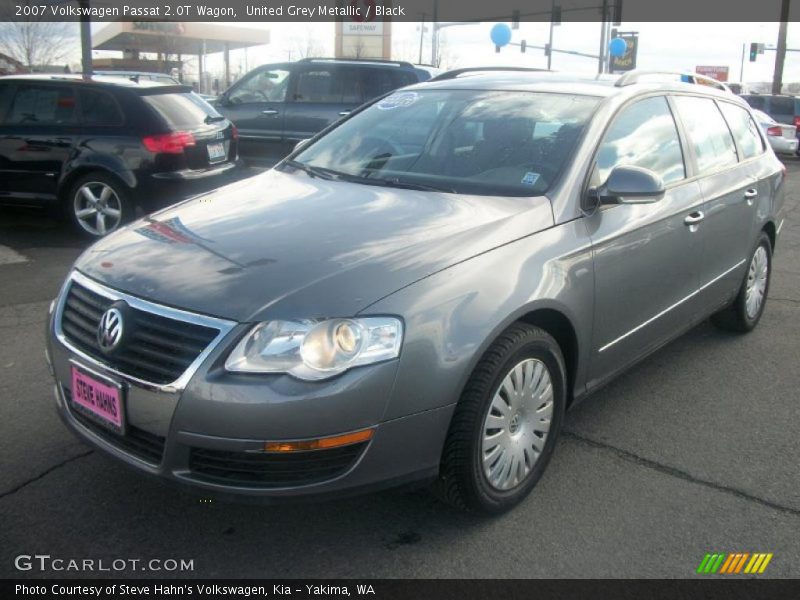 United Grey Metallic / Black 2007 Volkswagen Passat 2.0T Wagon