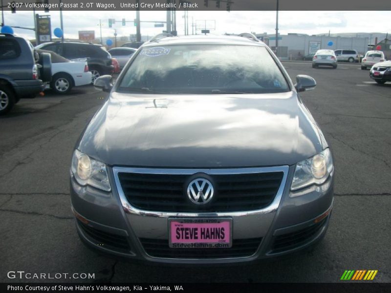 United Grey Metallic / Black 2007 Volkswagen Passat 2.0T Wagon