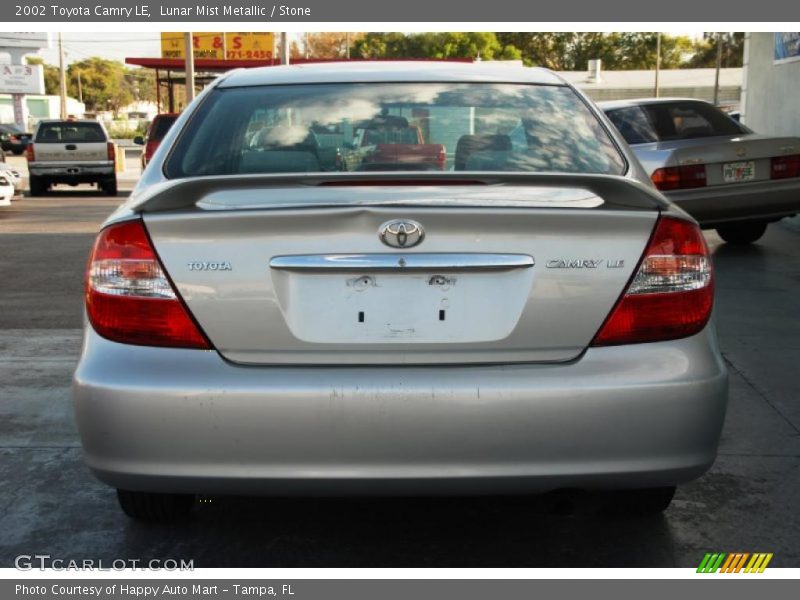 Lunar Mist Metallic / Stone 2002 Toyota Camry LE