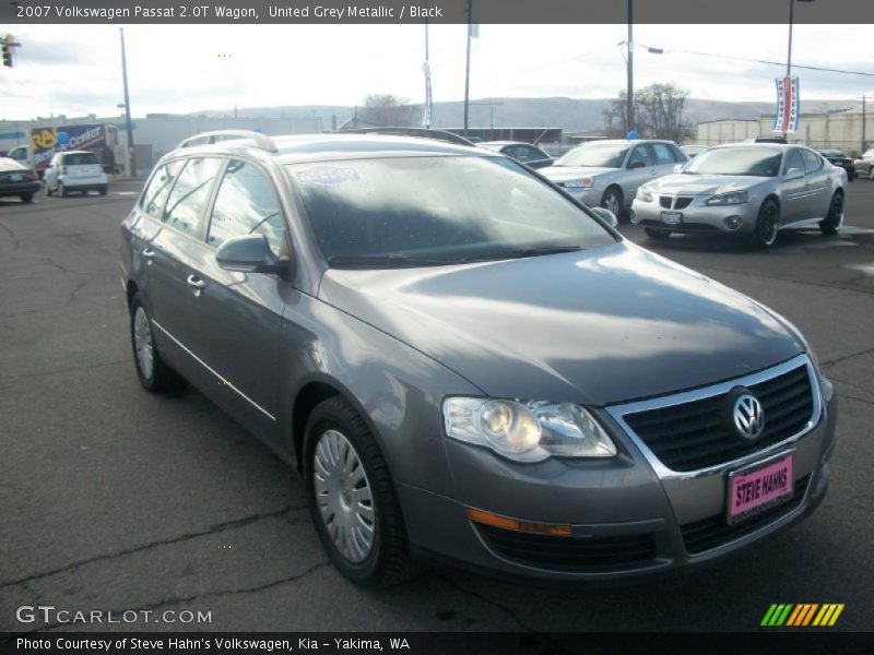 United Grey Metallic / Black 2007 Volkswagen Passat 2.0T Wagon