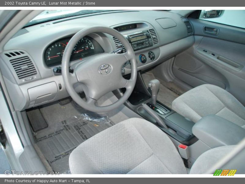 Lunar Mist Metallic / Stone 2002 Toyota Camry LE