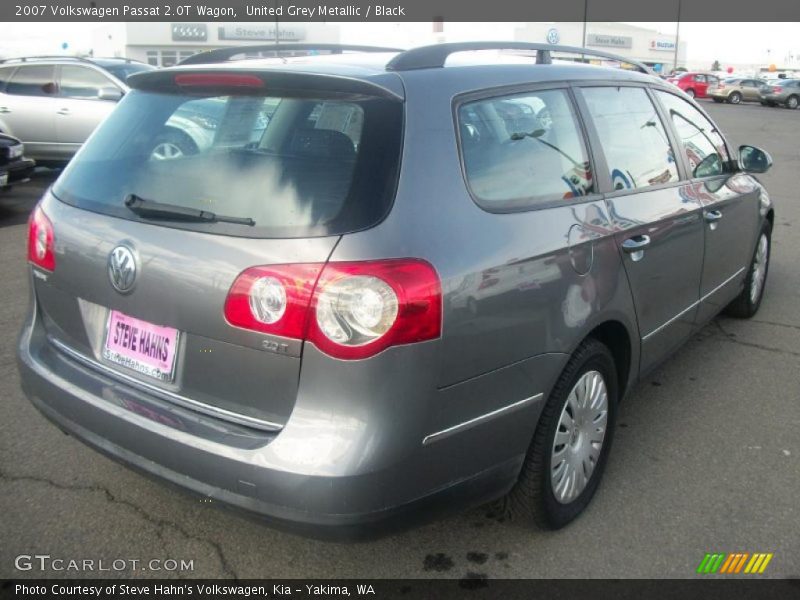 United Grey Metallic / Black 2007 Volkswagen Passat 2.0T Wagon
