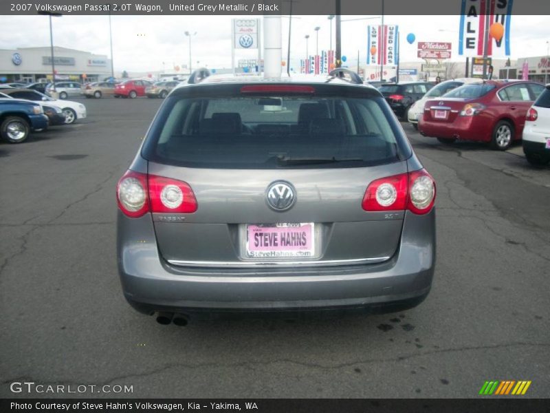United Grey Metallic / Black 2007 Volkswagen Passat 2.0T Wagon