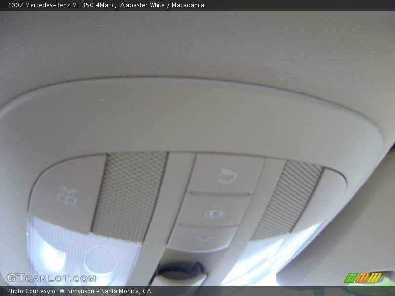 Alabaster White / Macadamia 2007 Mercedes-Benz ML 350 4Matic