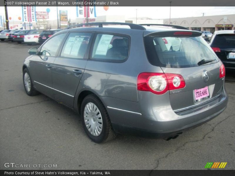 United Grey Metallic / Black 2007 Volkswagen Passat 2.0T Wagon