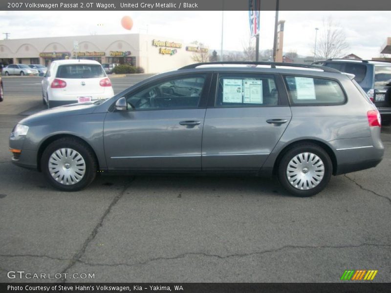United Grey Metallic / Black 2007 Volkswagen Passat 2.0T Wagon