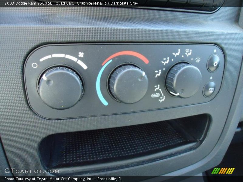 Controls of 2003 Ram 2500 SLT Quad Cab