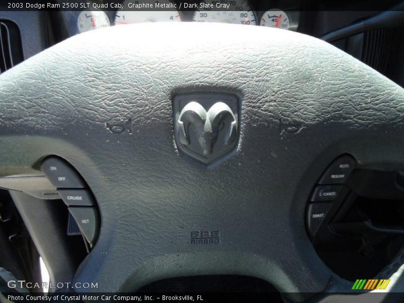 Graphite Metallic / Dark Slate Gray 2003 Dodge Ram 2500 SLT Quad Cab