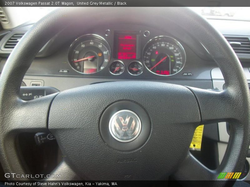 United Grey Metallic / Black 2007 Volkswagen Passat 2.0T Wagon