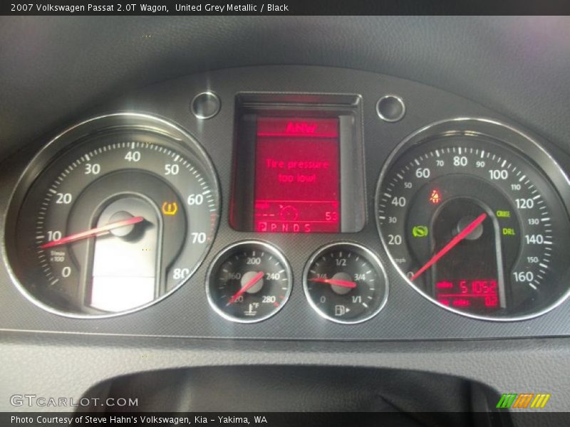 United Grey Metallic / Black 2007 Volkswagen Passat 2.0T Wagon