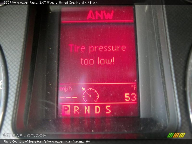 United Grey Metallic / Black 2007 Volkswagen Passat 2.0T Wagon