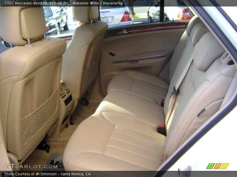 Alabaster White / Macadamia 2007 Mercedes-Benz ML 350 4Matic