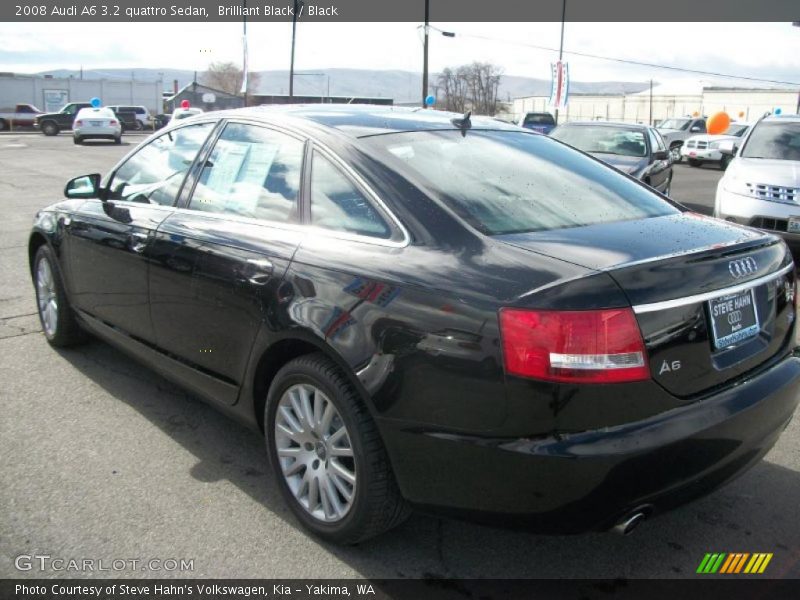 Brilliant Black / Black 2008 Audi A6 3.2 quattro Sedan