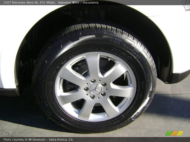 Alabaster White / Macadamia 2007 Mercedes-Benz ML 350 4Matic