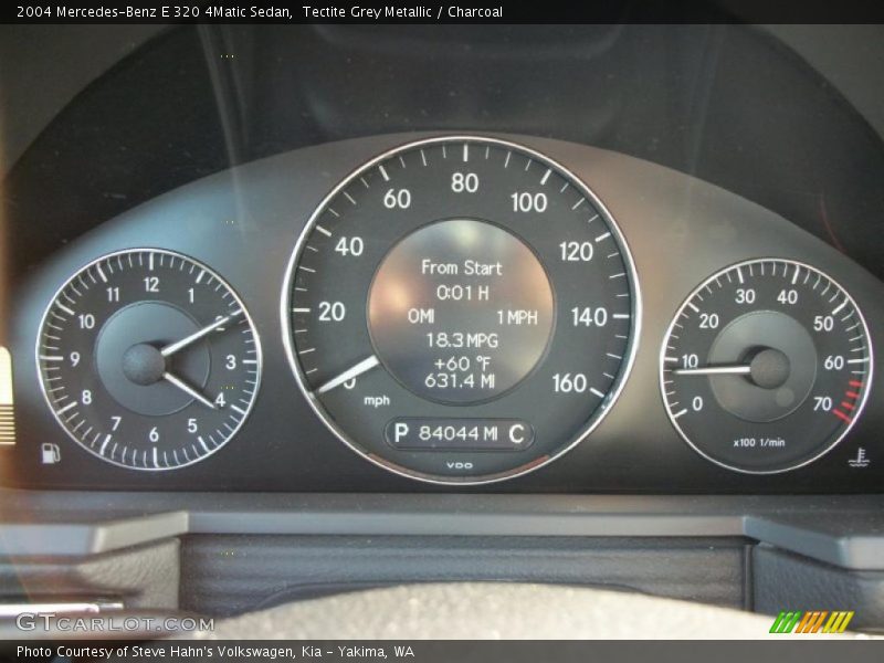  2004 E 320 4Matic Sedan 320 4Matic Sedan Gauges