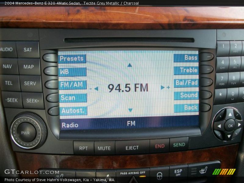 Controls of 2004 E 320 4Matic Sedan