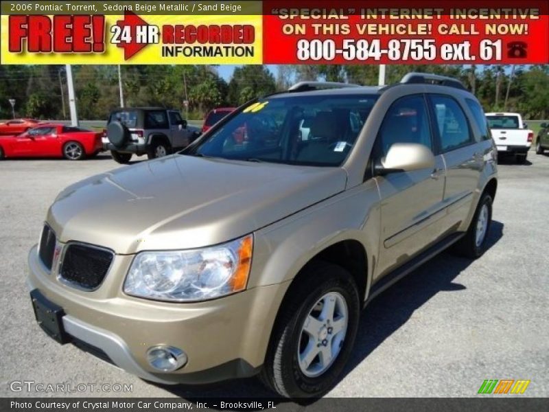 Sedona Beige Metallic / Sand Beige 2006 Pontiac Torrent