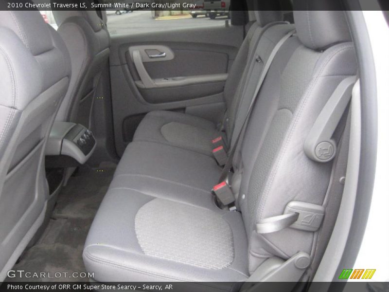 Summit White / Dark Gray/Light Gray 2010 Chevrolet Traverse LS