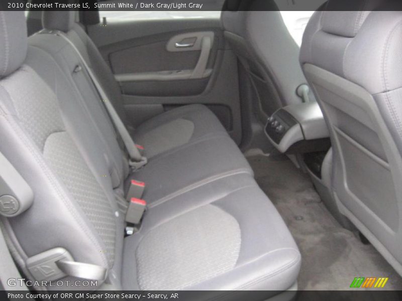 Summit White / Dark Gray/Light Gray 2010 Chevrolet Traverse LS