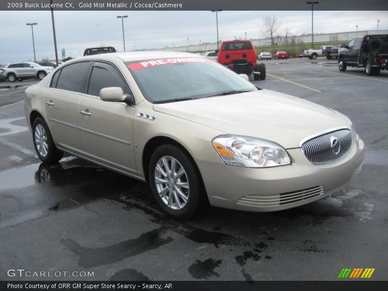 Gold Mist Metallic / Cocoa/Cashmere 2009 Buick Lucerne CX