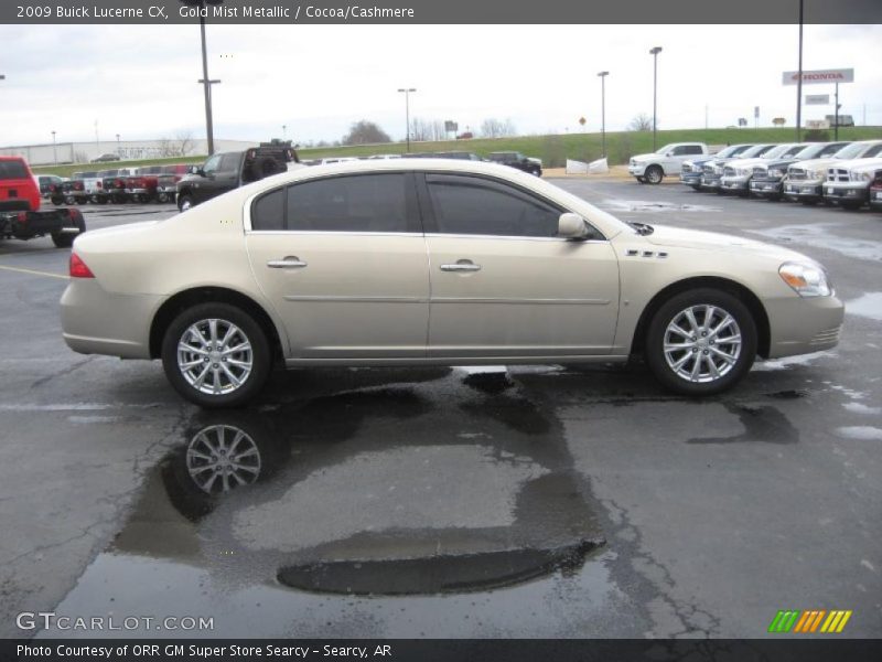 Gold Mist Metallic / Cocoa/Cashmere 2009 Buick Lucerne CX