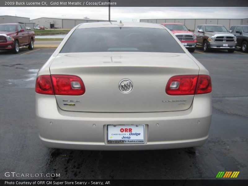 Gold Mist Metallic / Cocoa/Cashmere 2009 Buick Lucerne CX