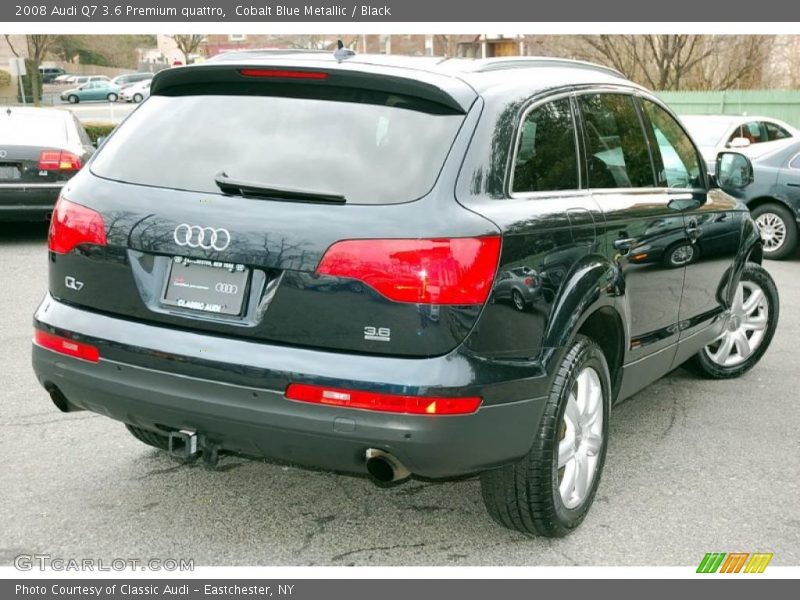 Cobalt Blue Metallic / Black 2008 Audi Q7 3.6 Premium quattro