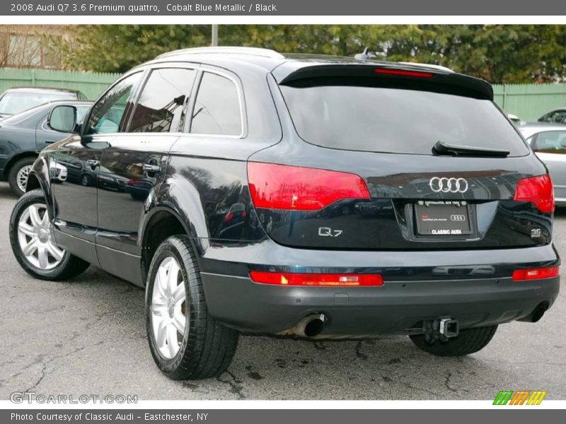 Cobalt Blue Metallic / Black 2008 Audi Q7 3.6 Premium quattro