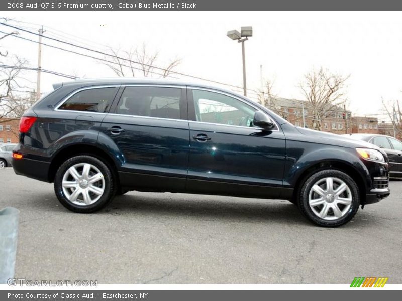 Cobalt Blue Metallic / Black 2008 Audi Q7 3.6 Premium quattro