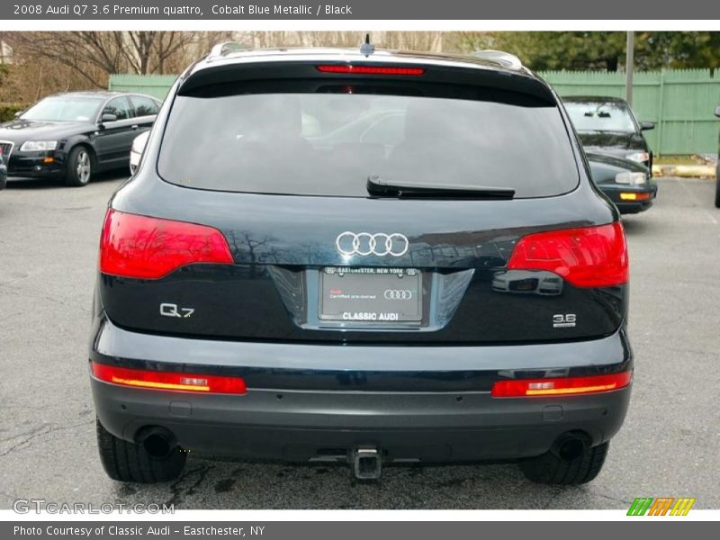 Cobalt Blue Metallic / Black 2008 Audi Q7 3.6 Premium quattro