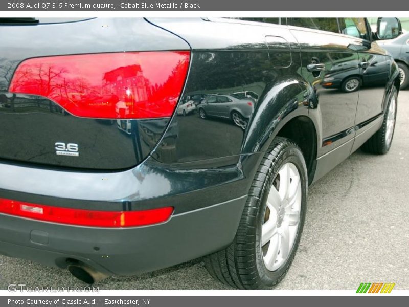 Cobalt Blue Metallic / Black 2008 Audi Q7 3.6 Premium quattro