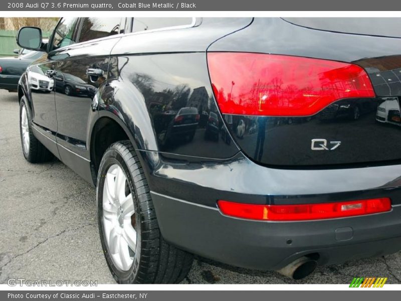 Cobalt Blue Metallic / Black 2008 Audi Q7 3.6 Premium quattro