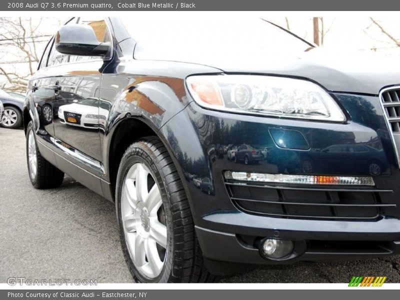 Cobalt Blue Metallic / Black 2008 Audi Q7 3.6 Premium quattro