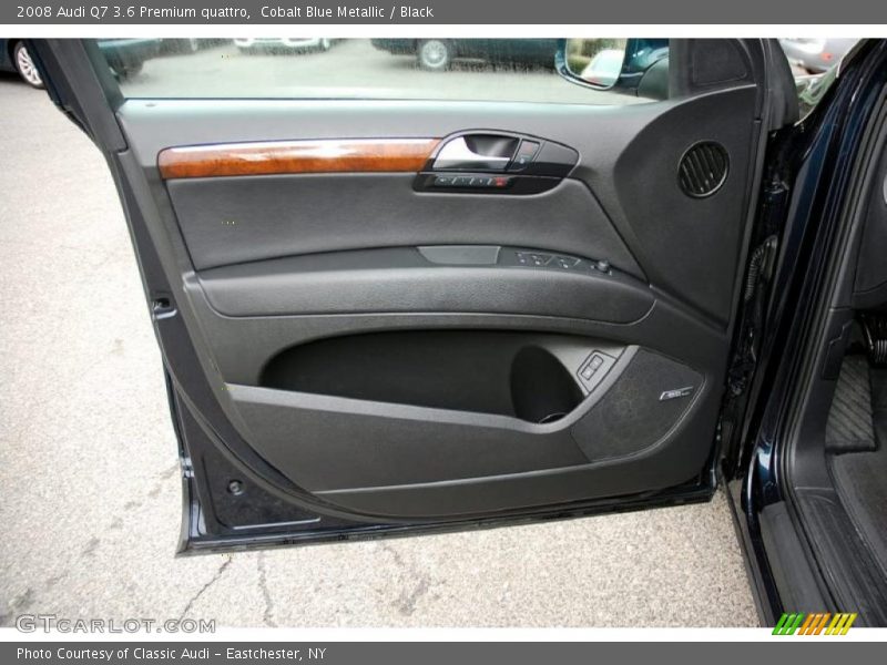 Cobalt Blue Metallic / Black 2008 Audi Q7 3.6 Premium quattro