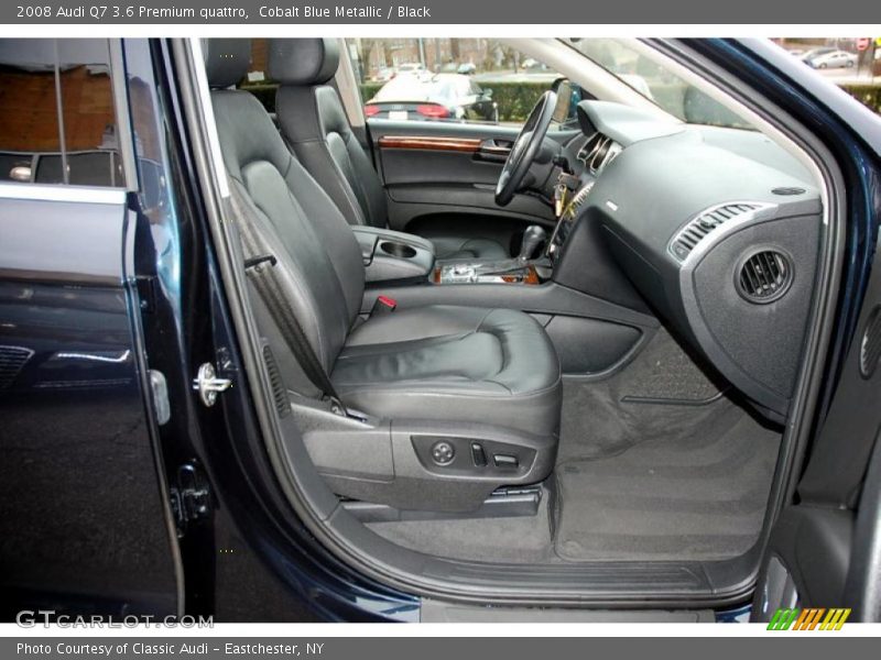 Cobalt Blue Metallic / Black 2008 Audi Q7 3.6 Premium quattro