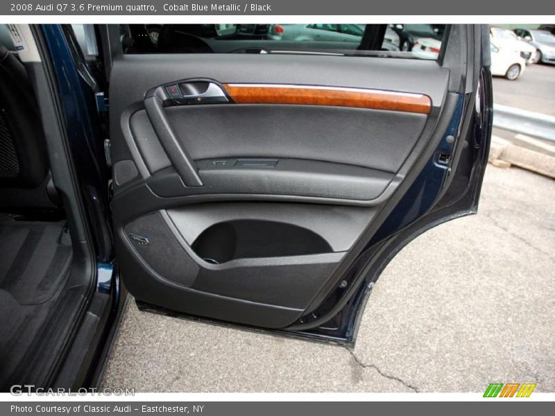 Cobalt Blue Metallic / Black 2008 Audi Q7 3.6 Premium quattro