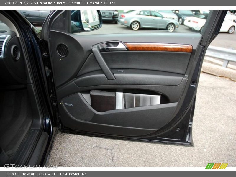 Cobalt Blue Metallic / Black 2008 Audi Q7 3.6 Premium quattro